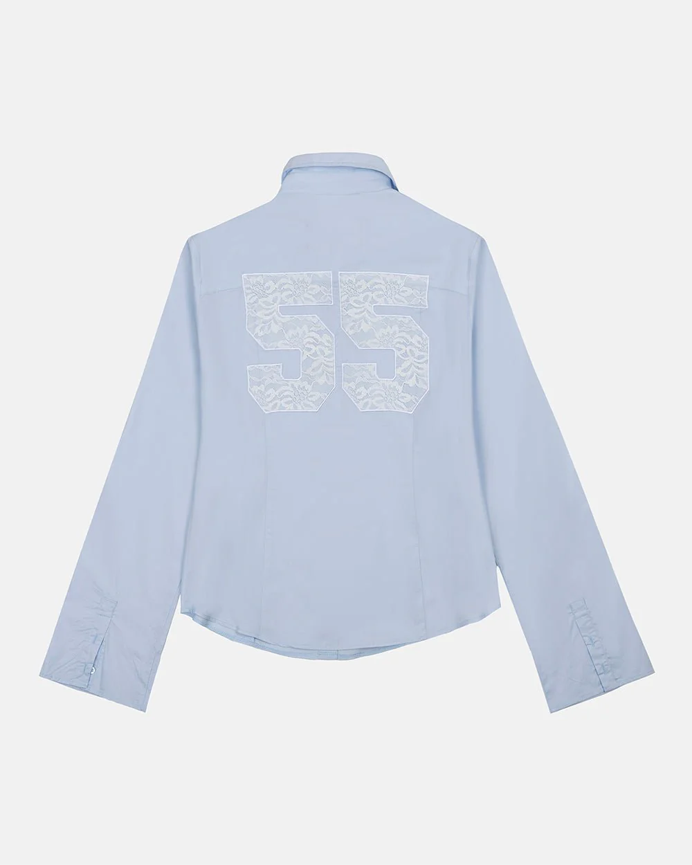 55 LACE SHIRT BABY BLUE - Image 2
