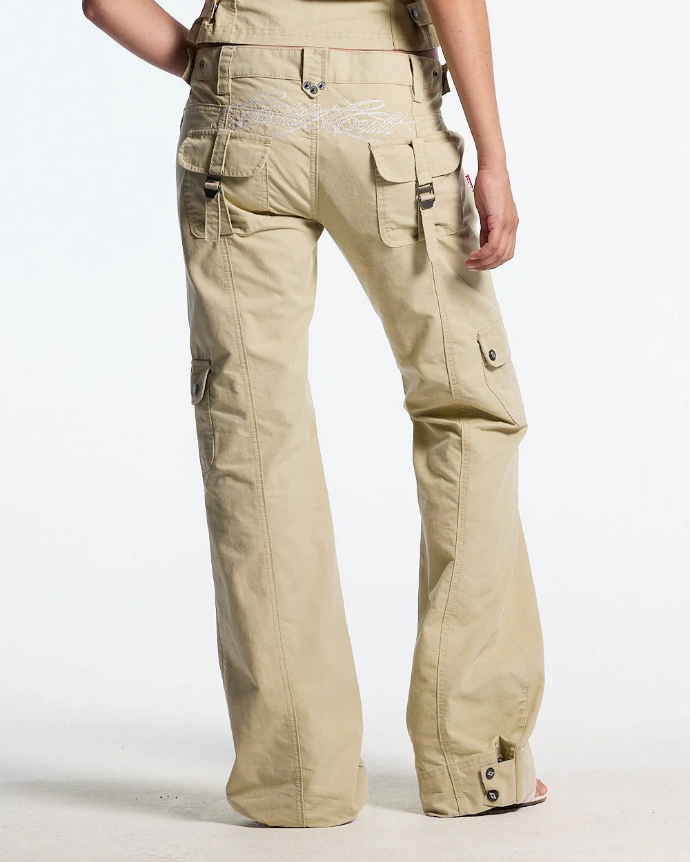 ARMY SCRIPT PANTS MILITARY GREEN - Image 3