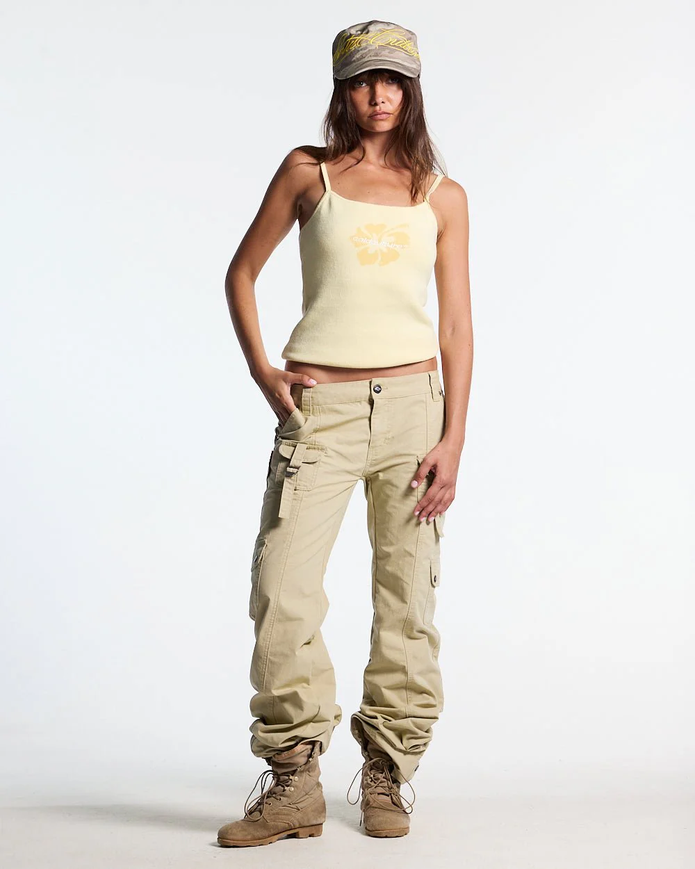 ARMY SCRIPT PANTS MILITARY GREEN - Image 7