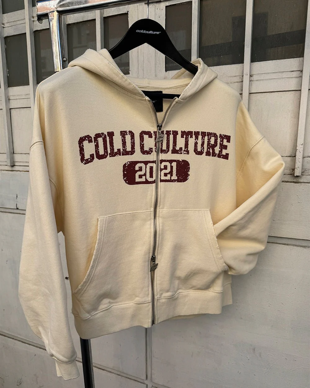 AVIATOR ZIP HOODIE WHITE - Image 10