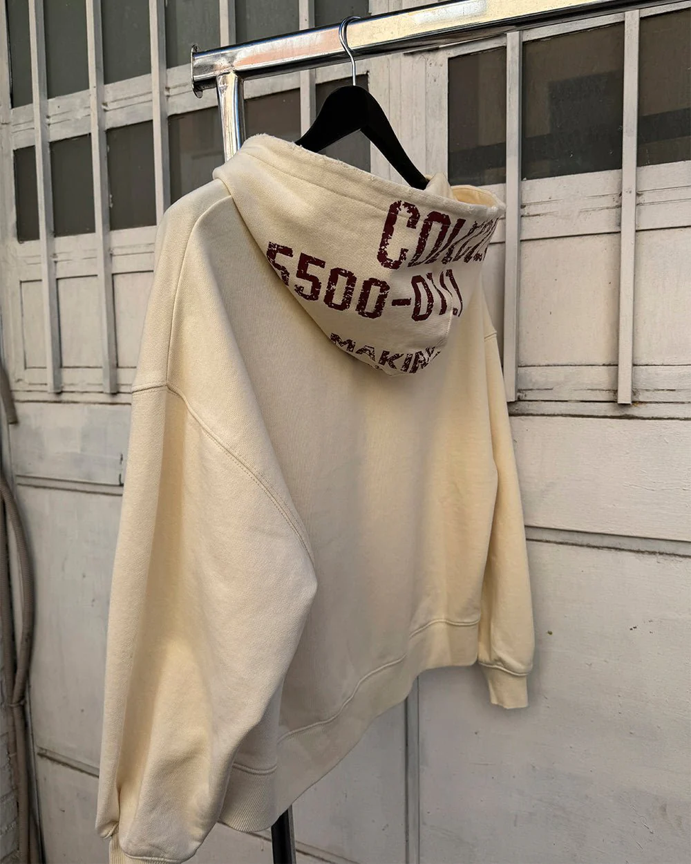 AVIATOR ZIP HOODIE WHITE - Image 11