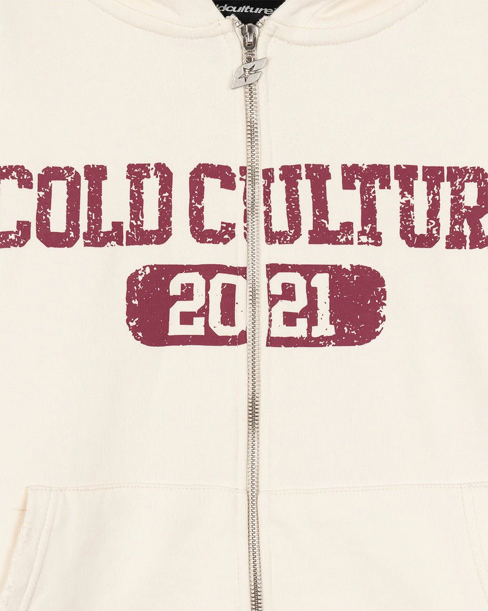 AVIATOR ZIP HOODIE WHITE - Image 7
