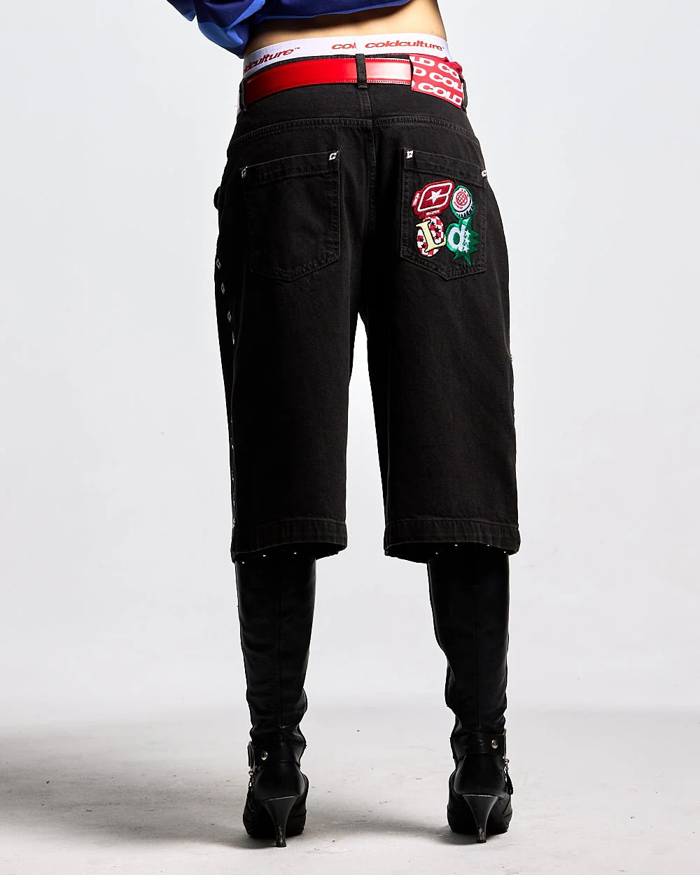 BADGES JORTS BLACK LICORICE - Image 6