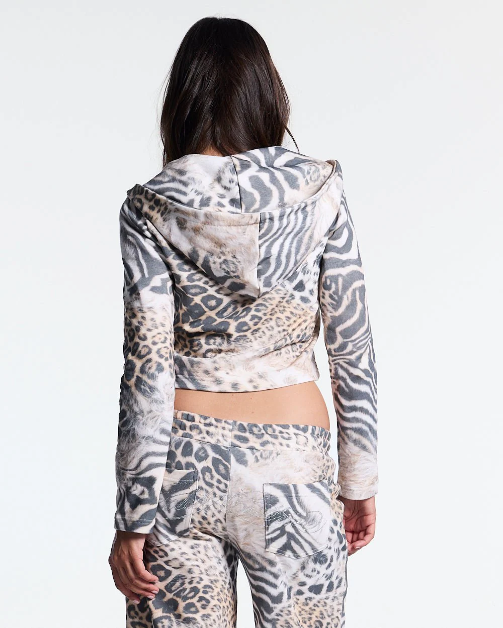 BLING ZIP HOODIE LEOPARD - Image 4