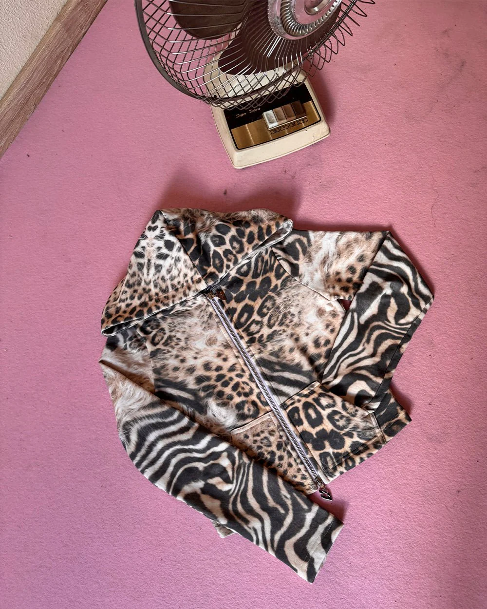 BLING ZIP HOODIE LEOPARD - Image 9
