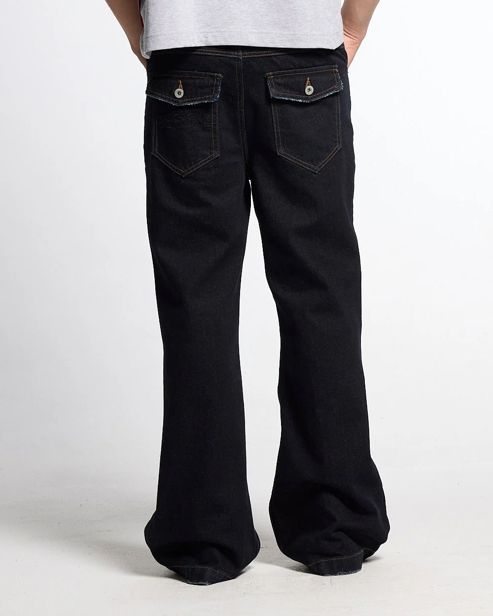 BLURRED V5 BOOTCUT PANTS RAW DENIM - Image 4