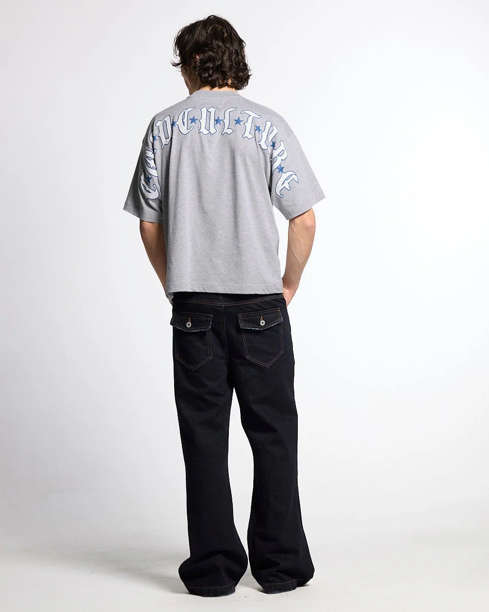 BLURRED V5 BOOTCUT PANTS RAW DENIM - Image 7