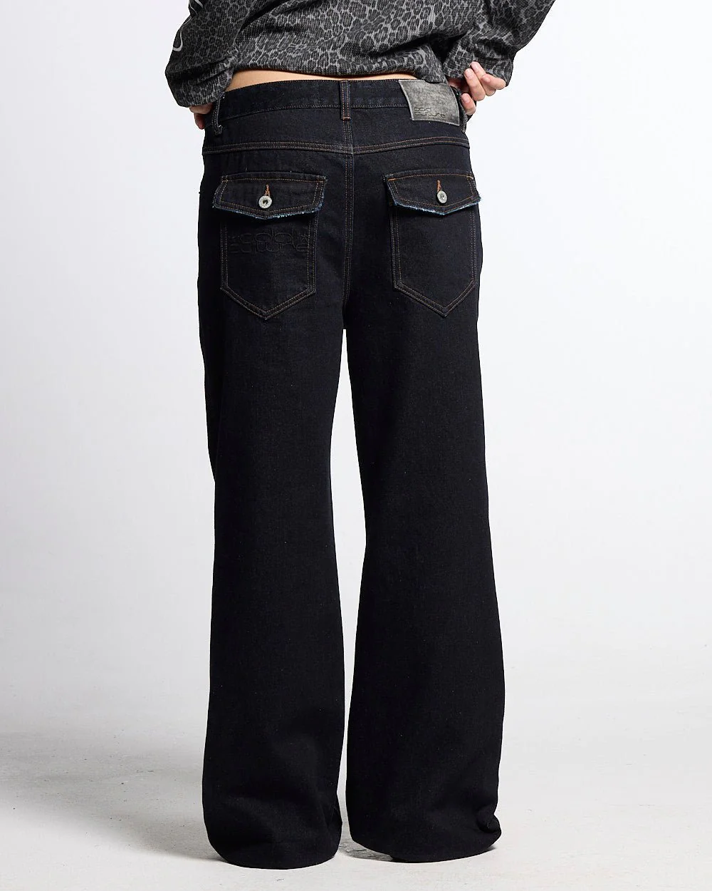 BLURRED V5 BOOTCUT PANTS RAW DENIM - Image 9