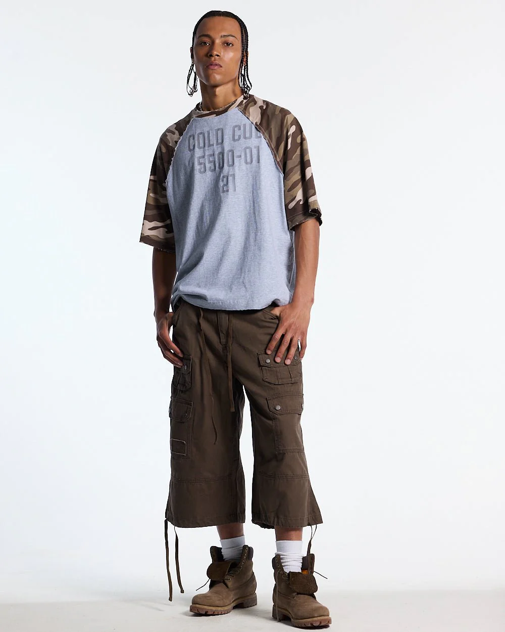 CHAINS CAMO TEE GREY - Image 6