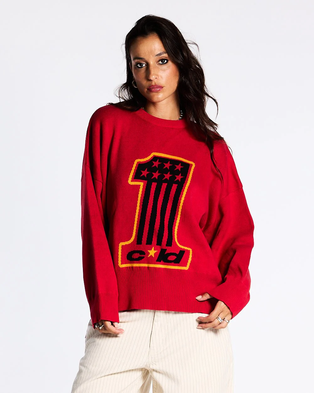 CHAMPIONS CLUB KNIT VIVID RED - Image 5