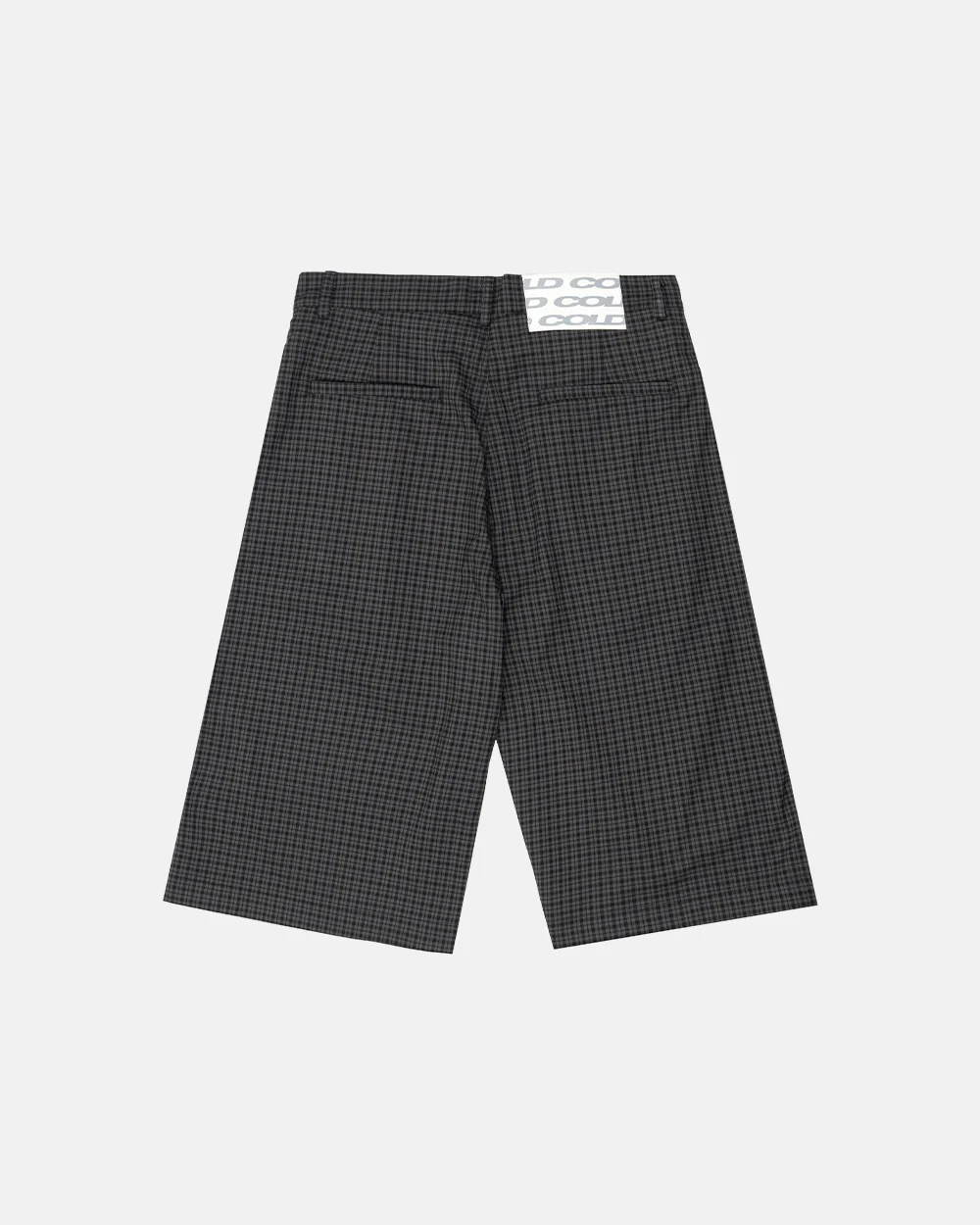 CHECK PARACHUTE JORT DARK GREY