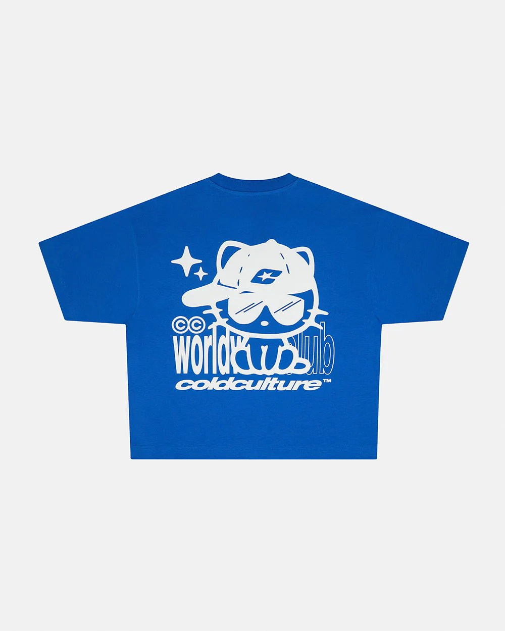 CIBERCAT TEE BLUE