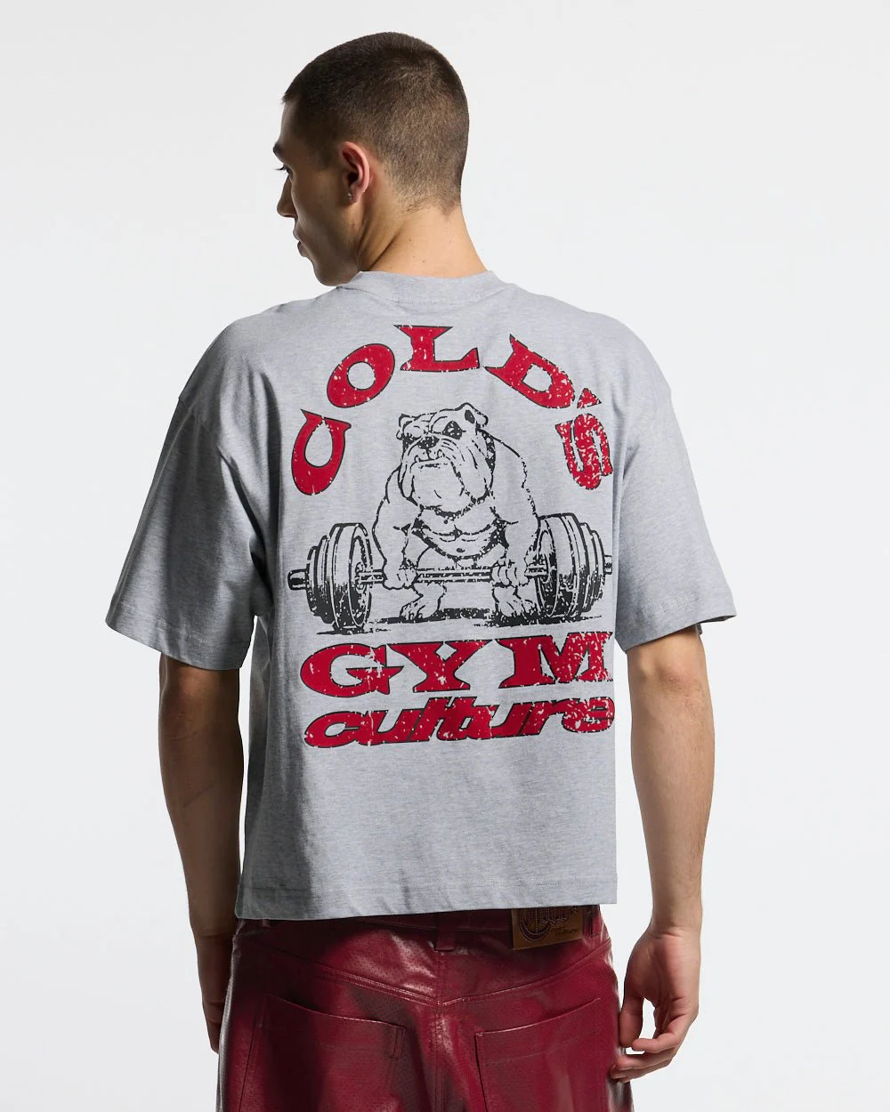 COLD´S GYM BOXY TEE GREY - Image 2
