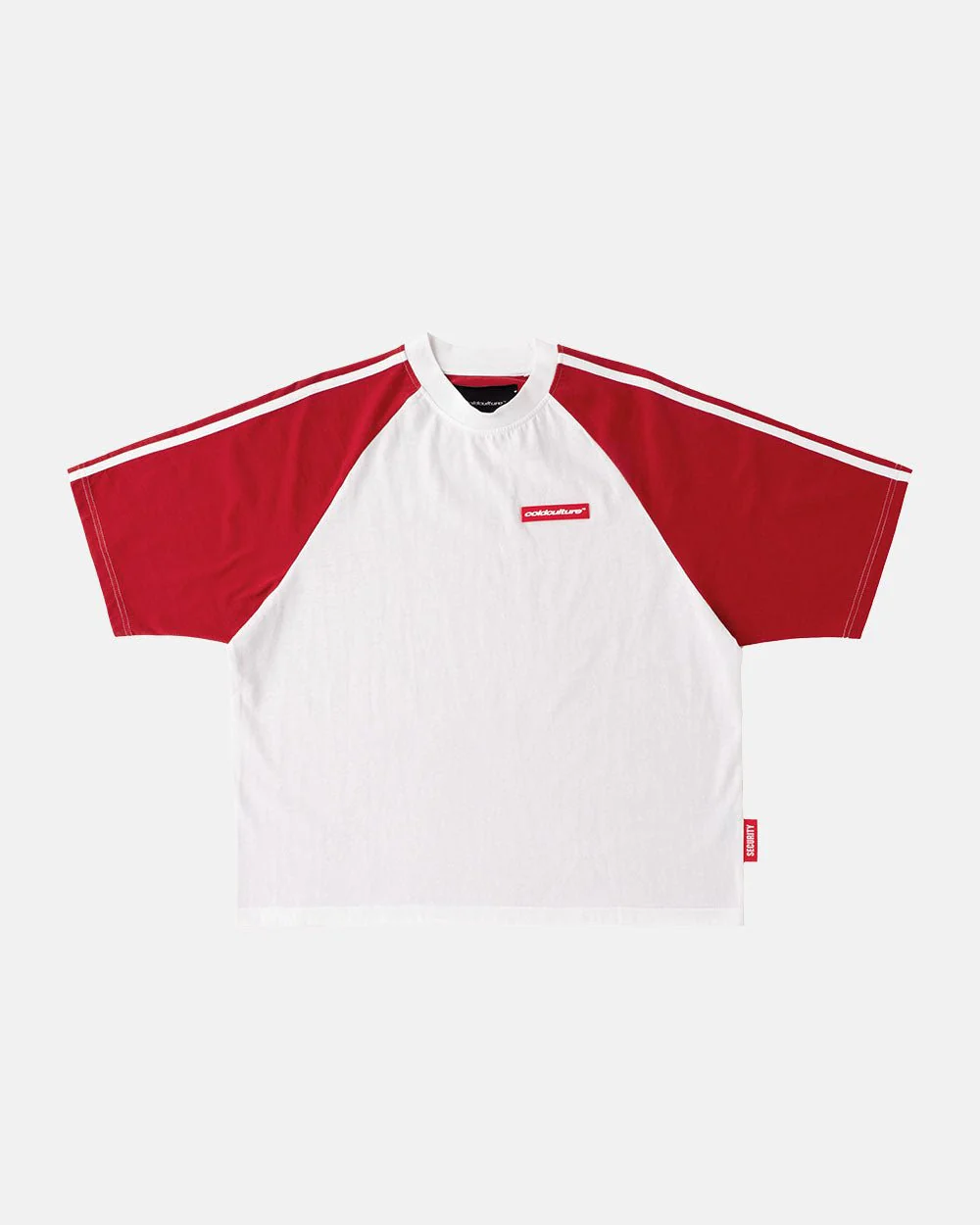 COMBO TEE WHITE/RED