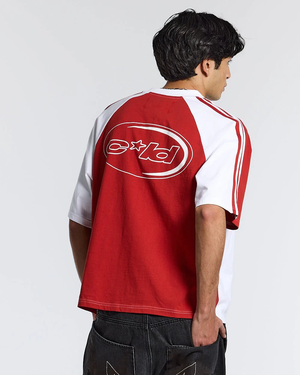 COMBO TEE WHITE/RED - Image 4