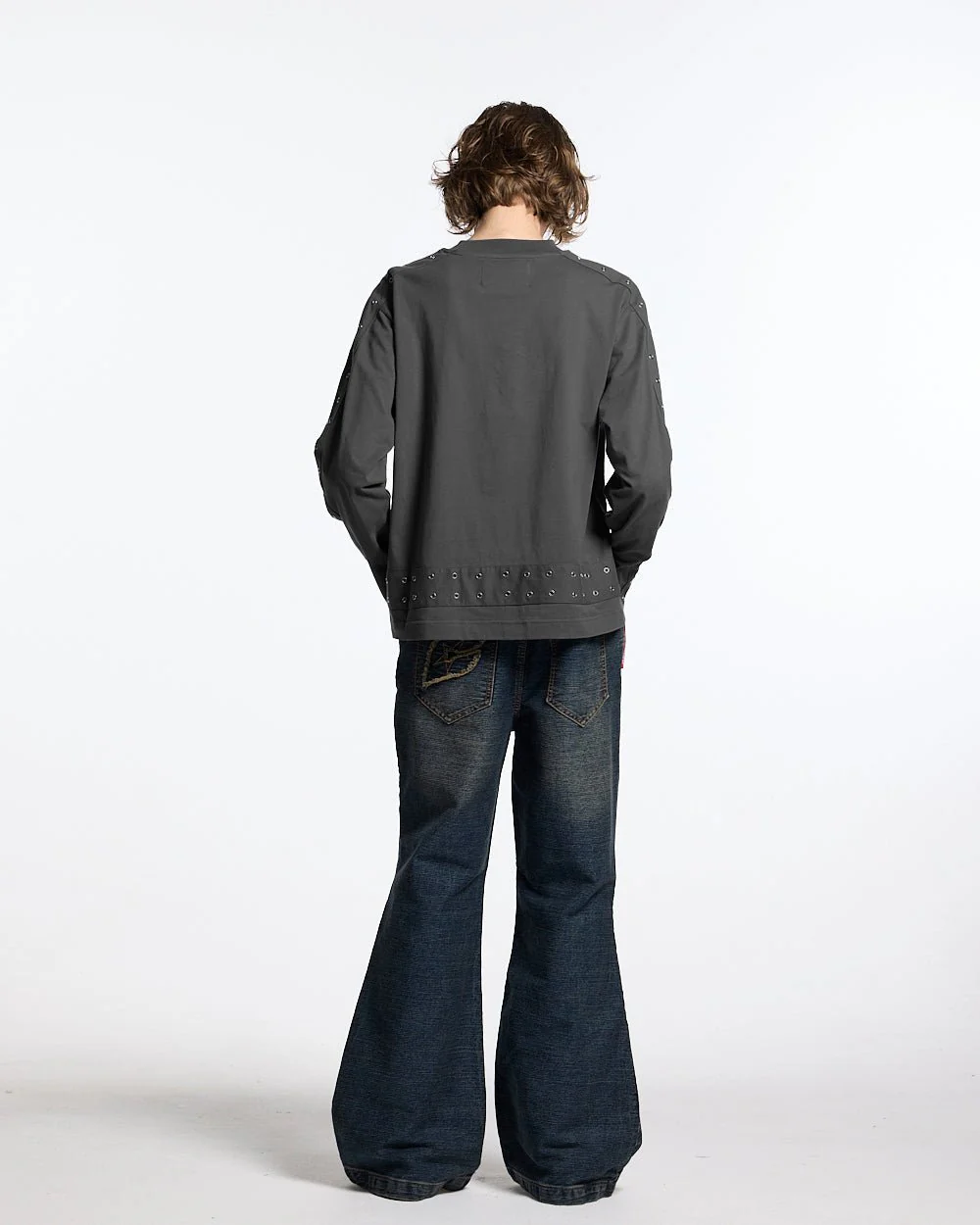 CONCRETE BOOTCUT JEANS BLUE - Image 10