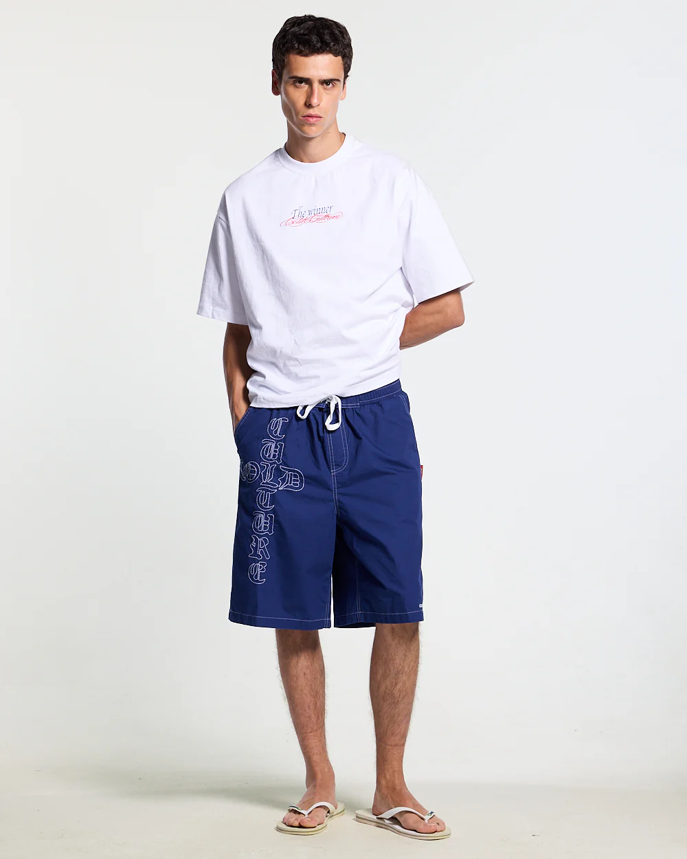CROSSED SWIMSHORTS BLUE - Image 4