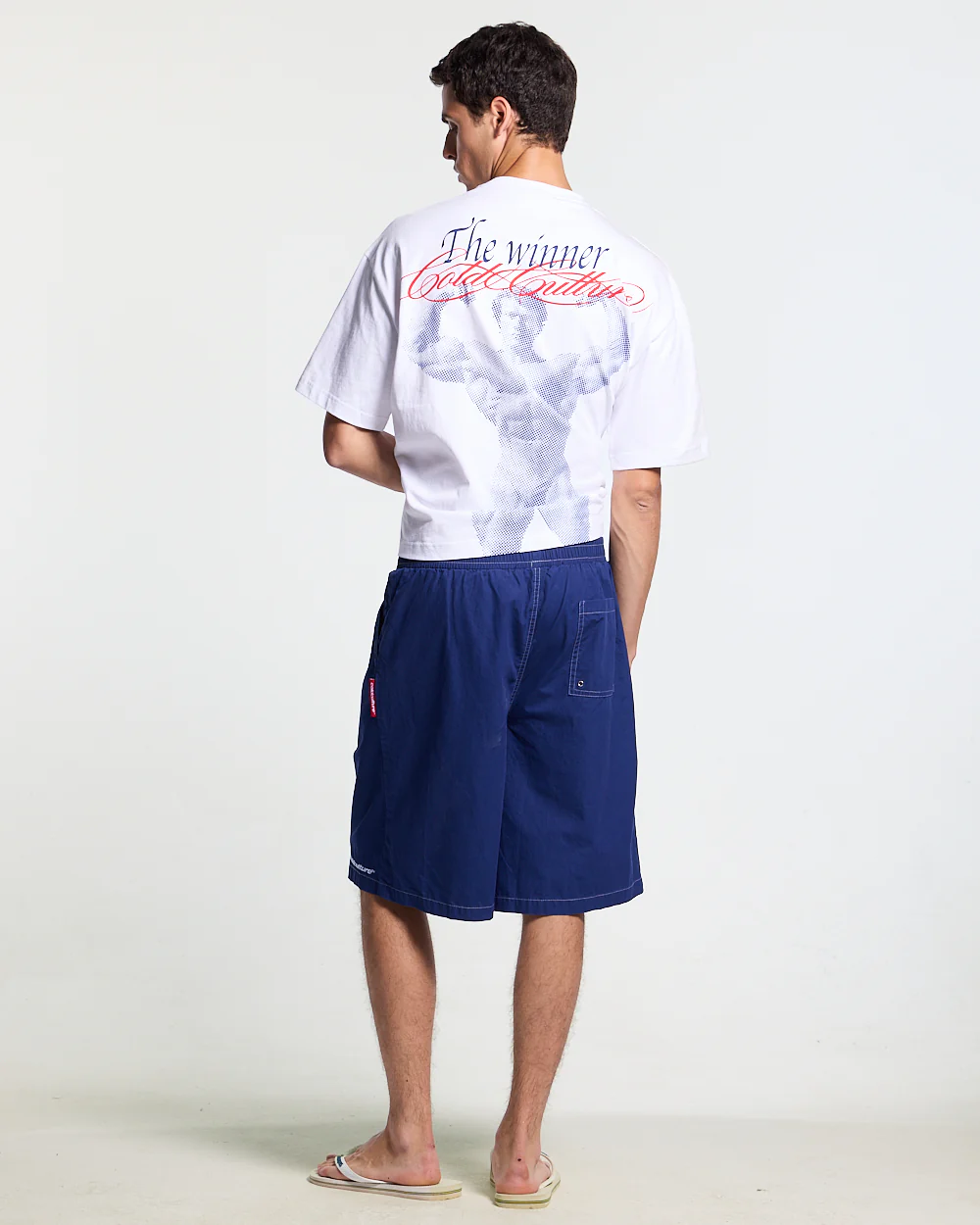 CROSSED SWIMSHORTS BLUE - Image 6