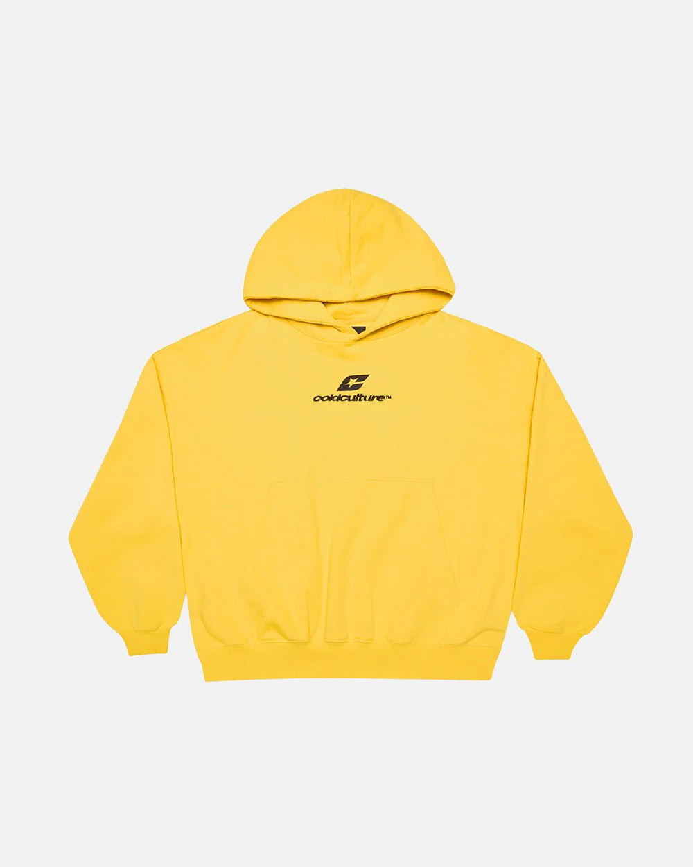 CURVED HOODIE YELLOW - Image 3