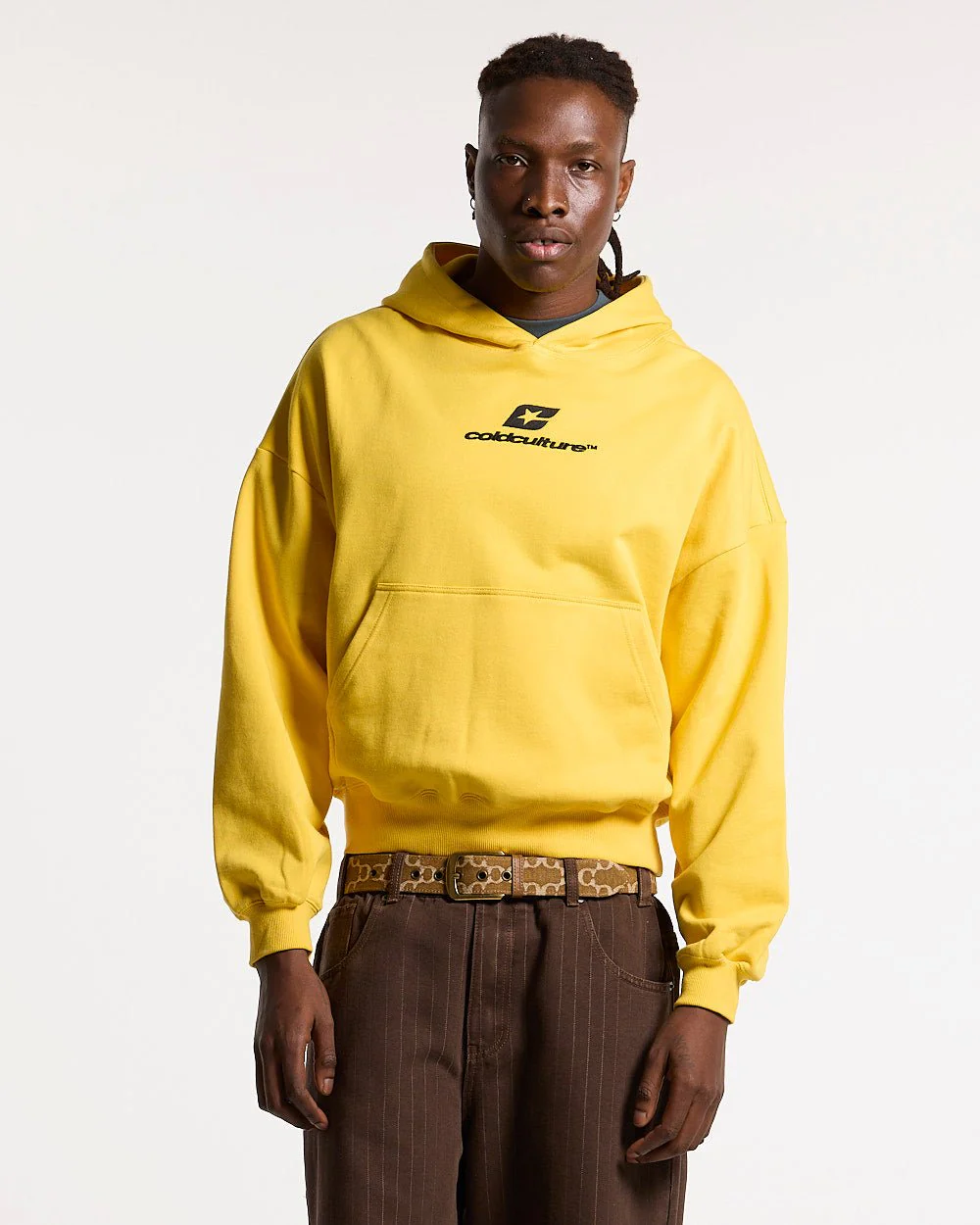 CURVED HOODIE YELLOW - Image 4