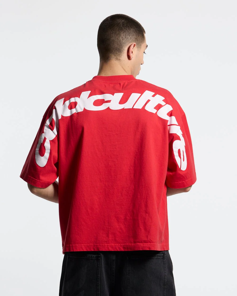 CURVED TEE RACING RED - Image 2