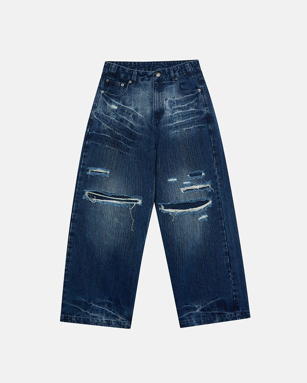 D-STRESSED V3 PANTS WASHED DENIM - Image 4