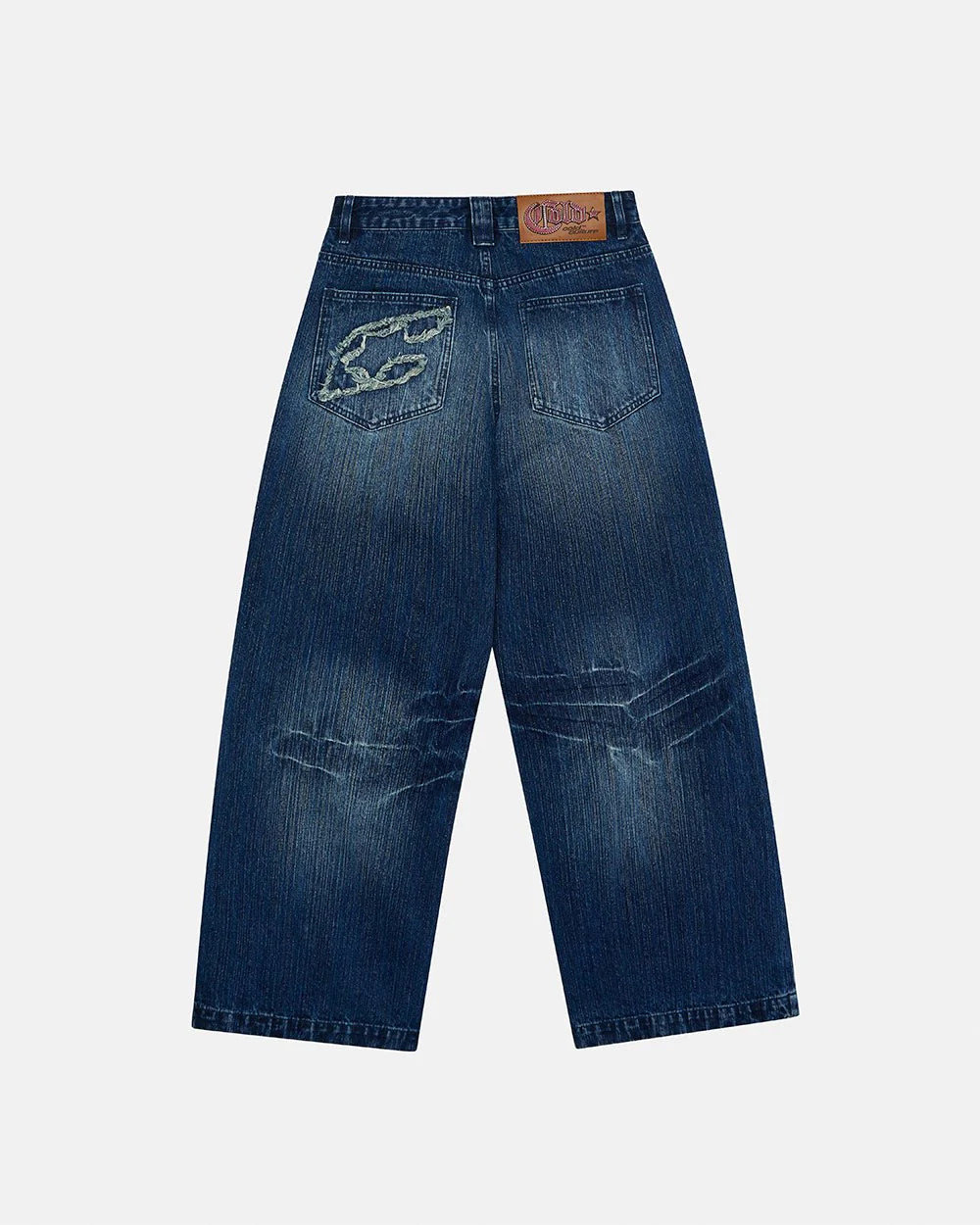 D-STRESSED V3 PANTS WASHED DENIM - Image 5