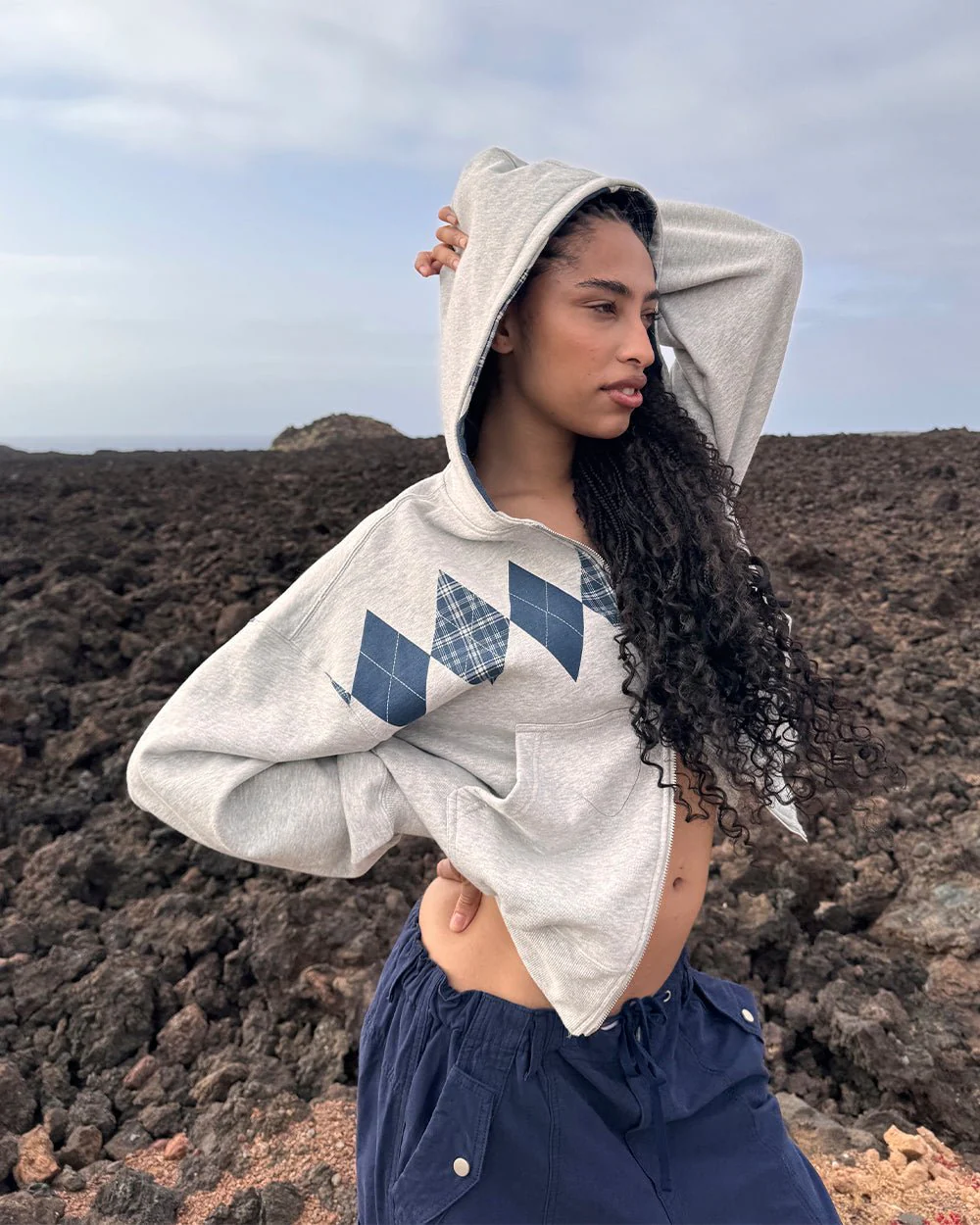 DECADE ZIP HOODIE HEATHER GREY - Image 10
