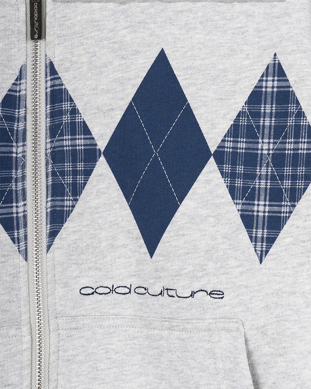 DECADE ZIP HOODIE HEATHER GREY - Image 5