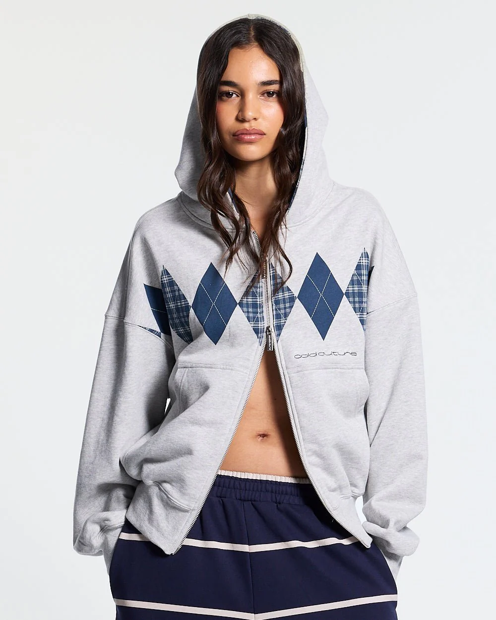 DECADE ZIP HOODIE HEATHER GREY - Image 7