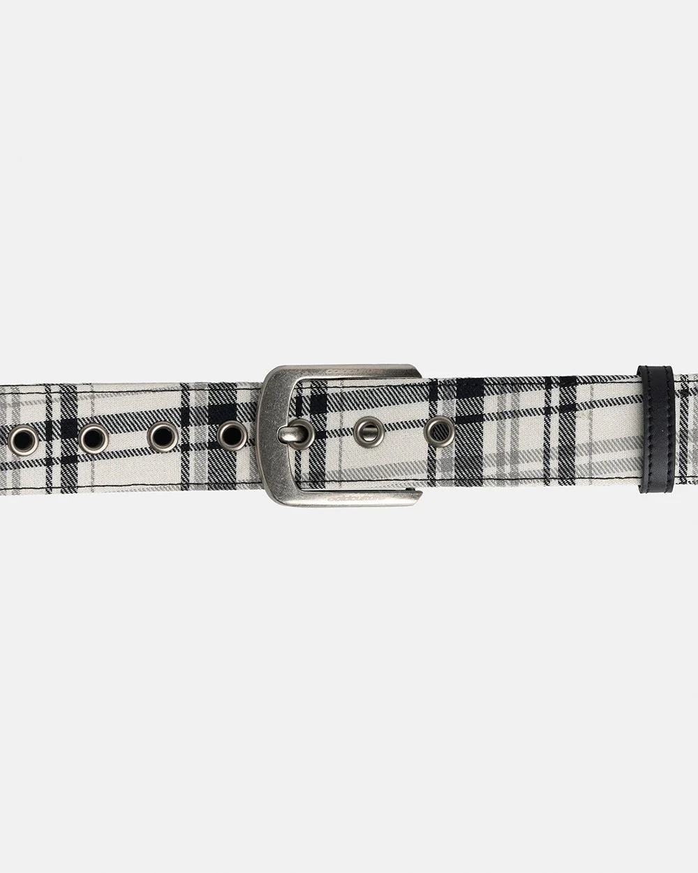 DINING CHECK BELT BLACK TARTAN - Image 3