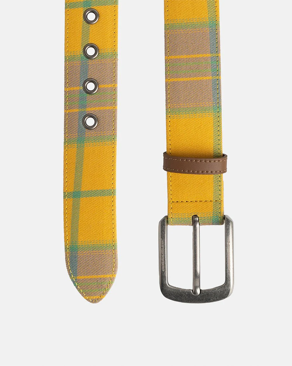 DINING CHECK BELT YELLOW TARTAN - Image 2