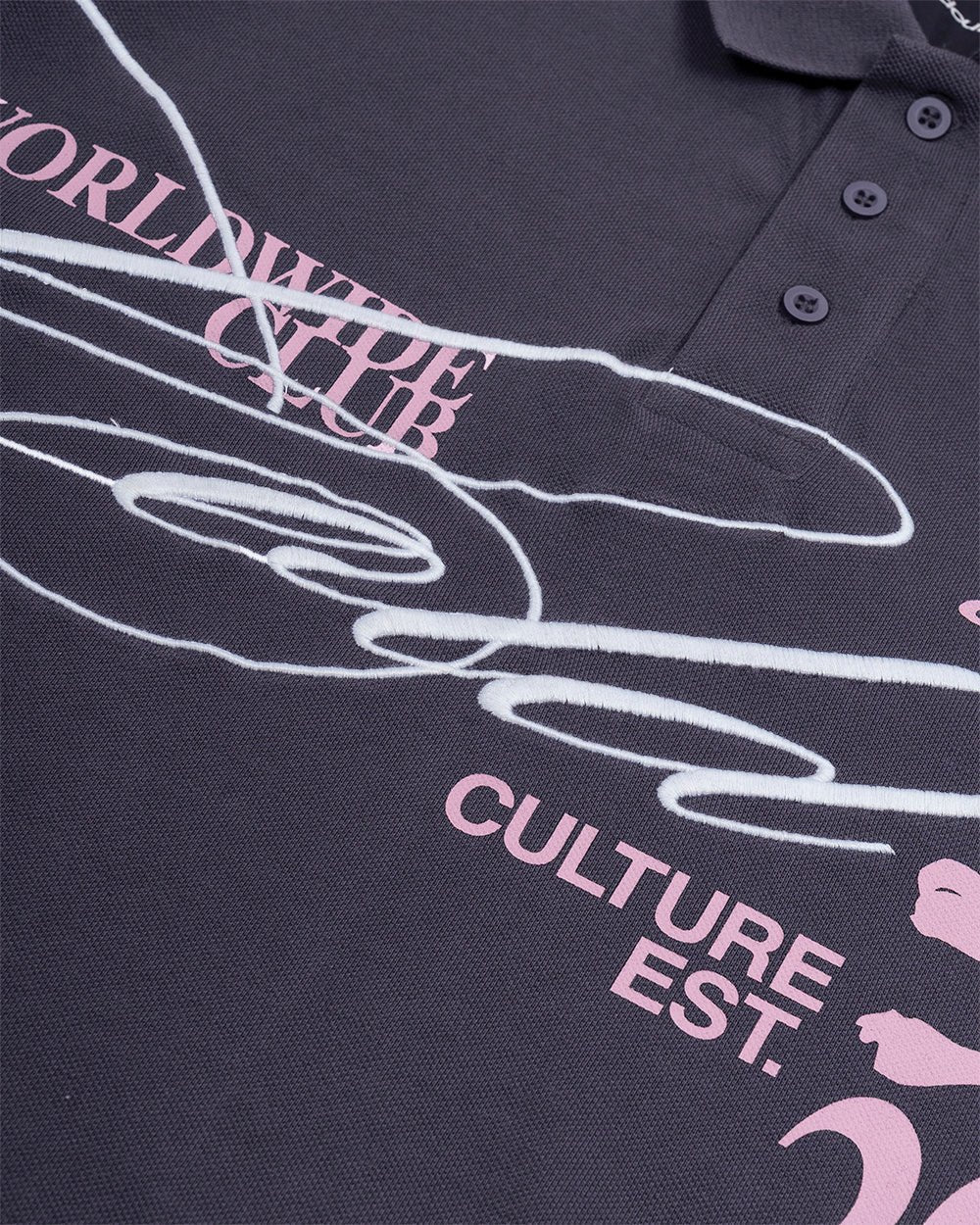 DIRTY SKULL POLO DARK GREY - Image 8