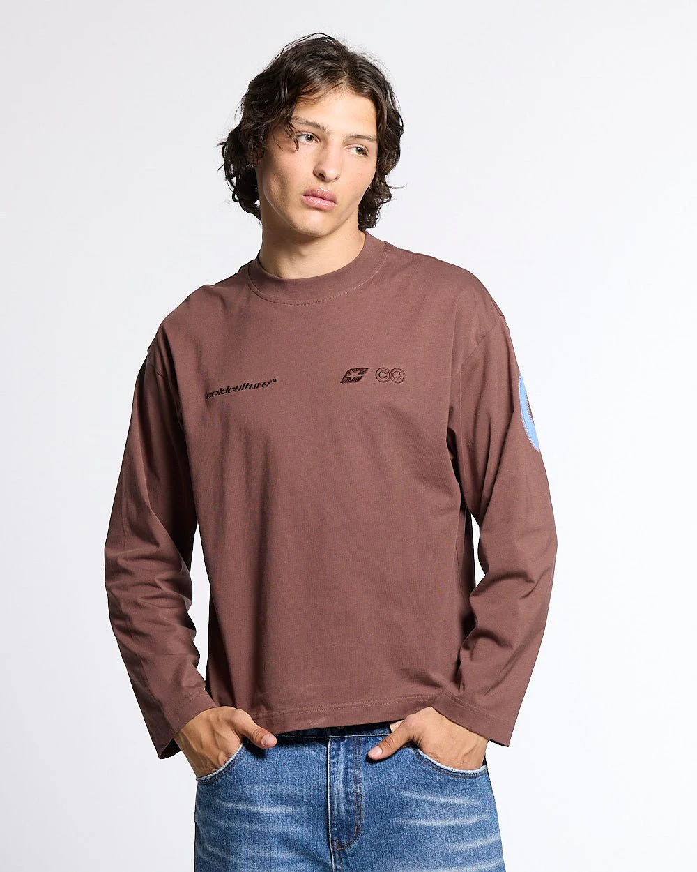 CURVED KNOTS LONGSLEEVE BROWN - Image 4