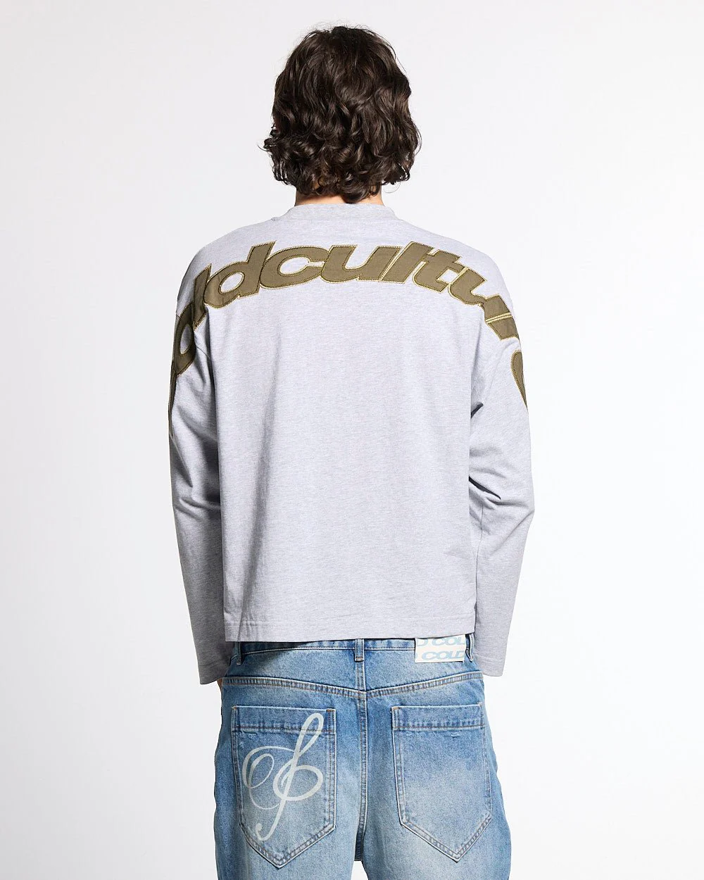 CURVED KNOTS LONGSLEEVE HEATHER GREY - Image 2