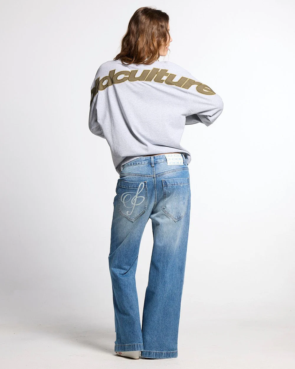 CURVED KNOTS LONGSLEEVE HEATHER GREY - Image 8