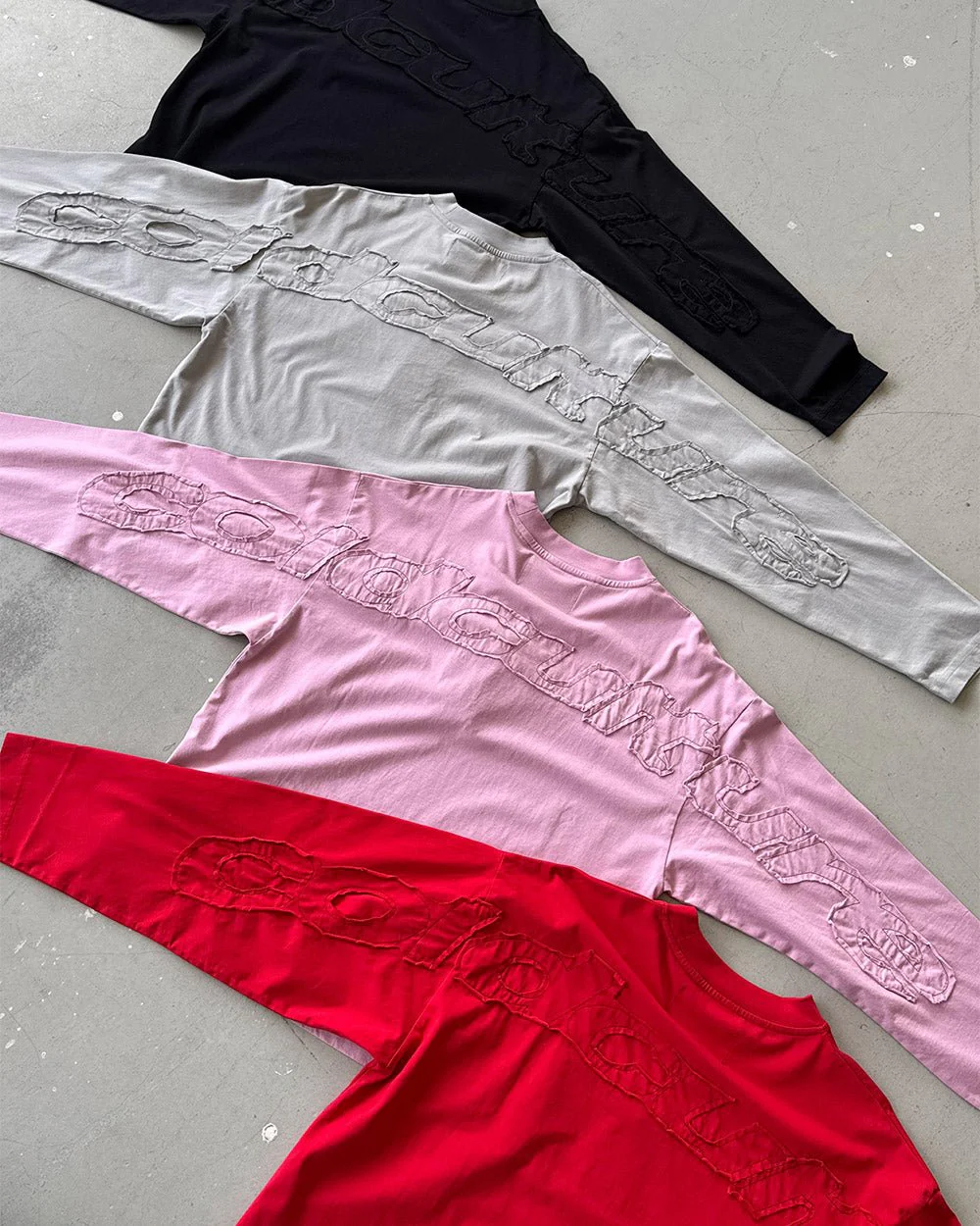DISTRESS CURVED LONGSLEEVE PINK - Image 7