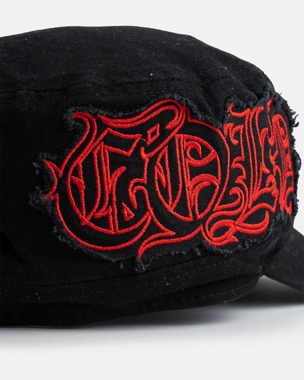 DISTRESS GOTHIC CAP BLACK - Image 6