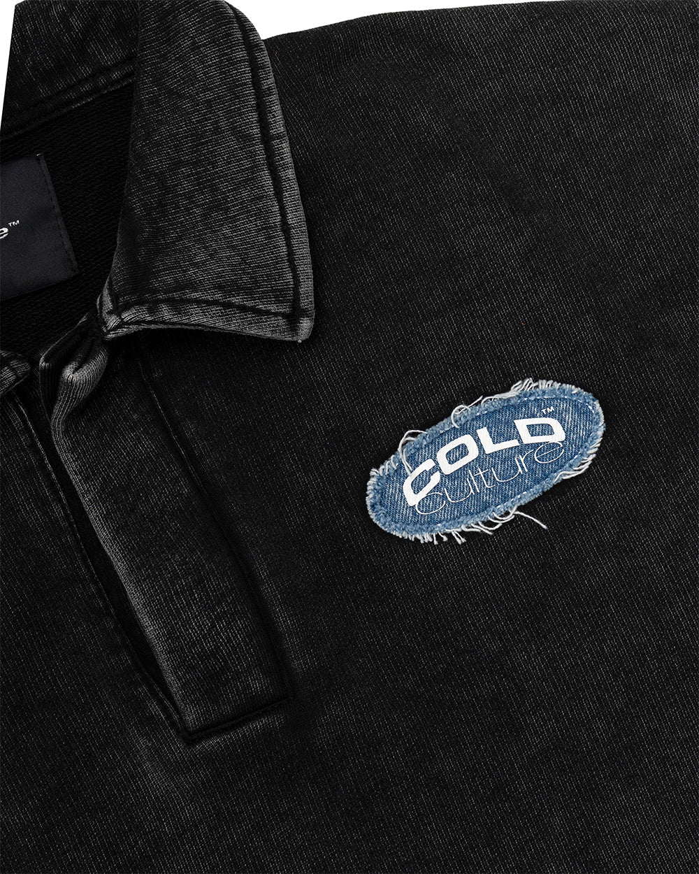 DISTRESSED DOLLAR POLO BLACK - Image 5