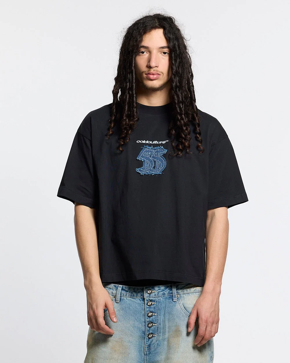DISTRESSED DOLLAR TEE BLACK - Image 3