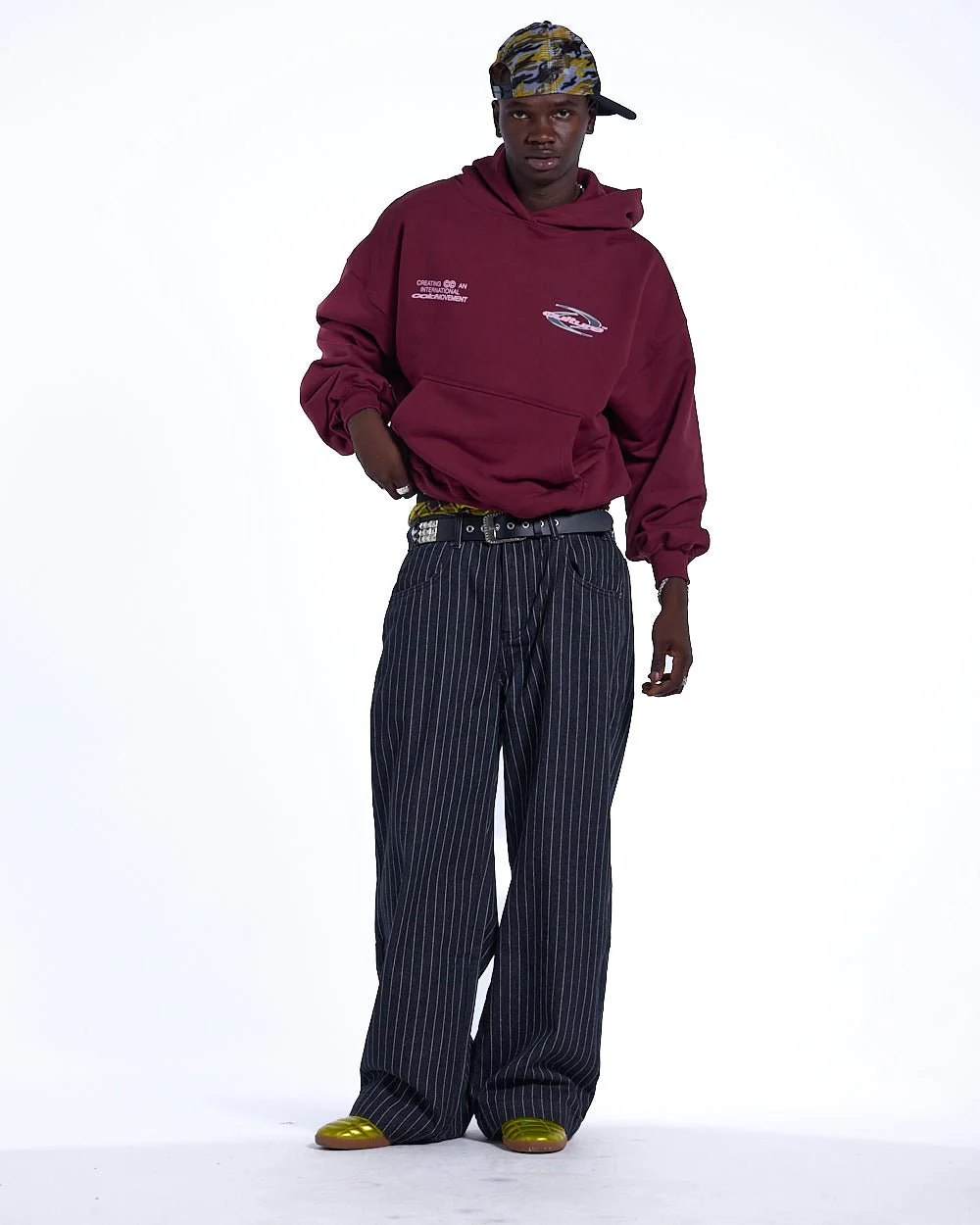 DYNAMIC HOODIE BURGUNDY - Image 4