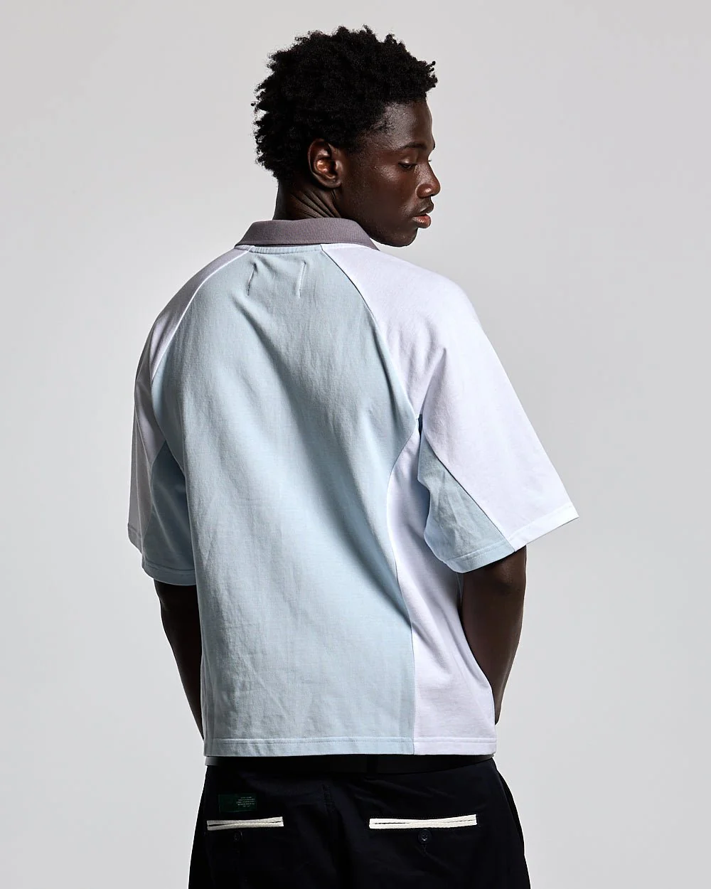 EXTREME POLO IRON LIGHT BLUE AND GREY - Image 4