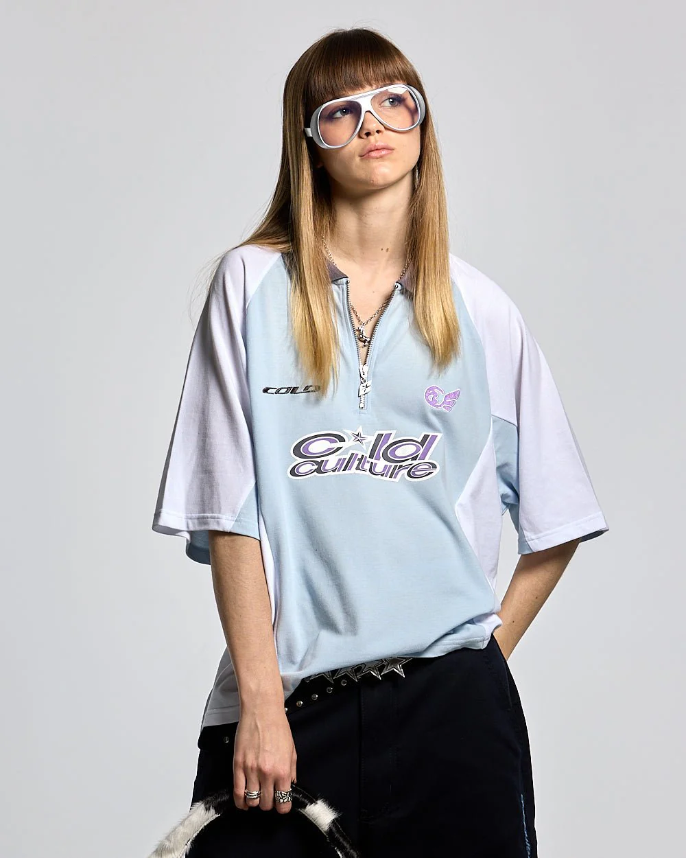 EXTREME POLO IRON LIGHT BLUE AND GREY - Image 5