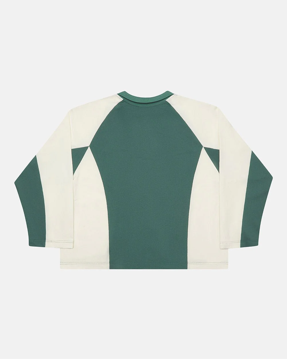 EXTREME POLO LONGSLEEVE GREEN AND BEIGE - Image 3