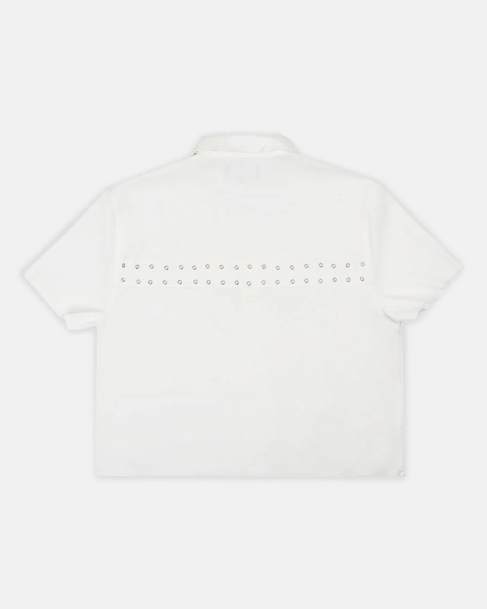 EYELET SHIRT OFF WHITE - Image 3