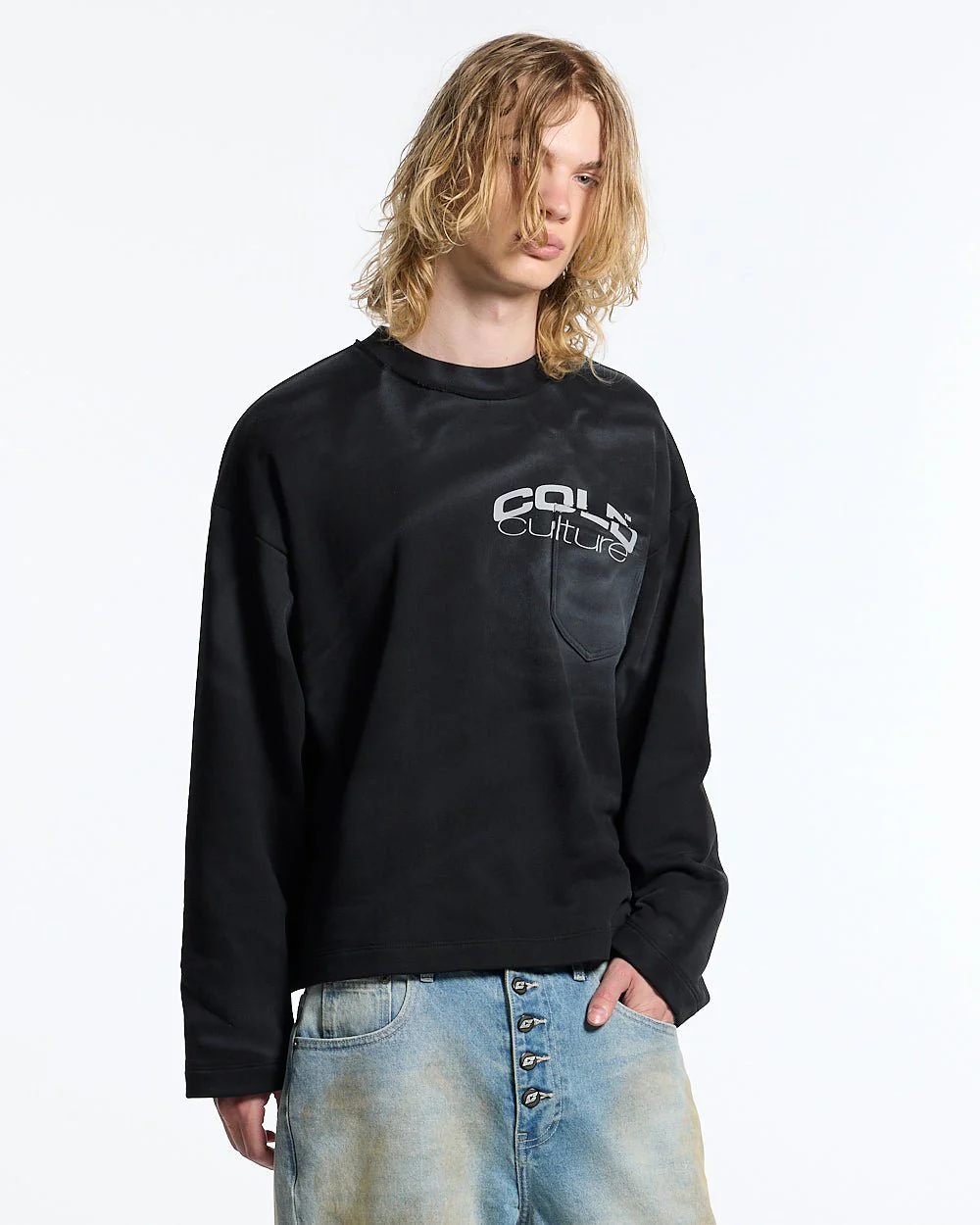 FARMER BLUES LONGSLEEVE BLACK - Image 2