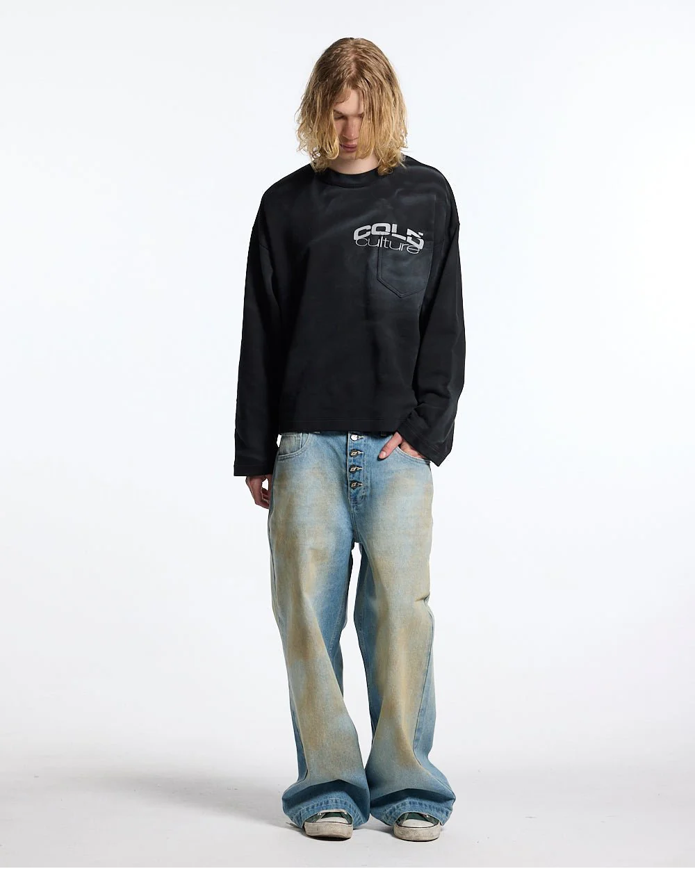 FARMER BLUES LONGSLEEVE BLACK - Image 5