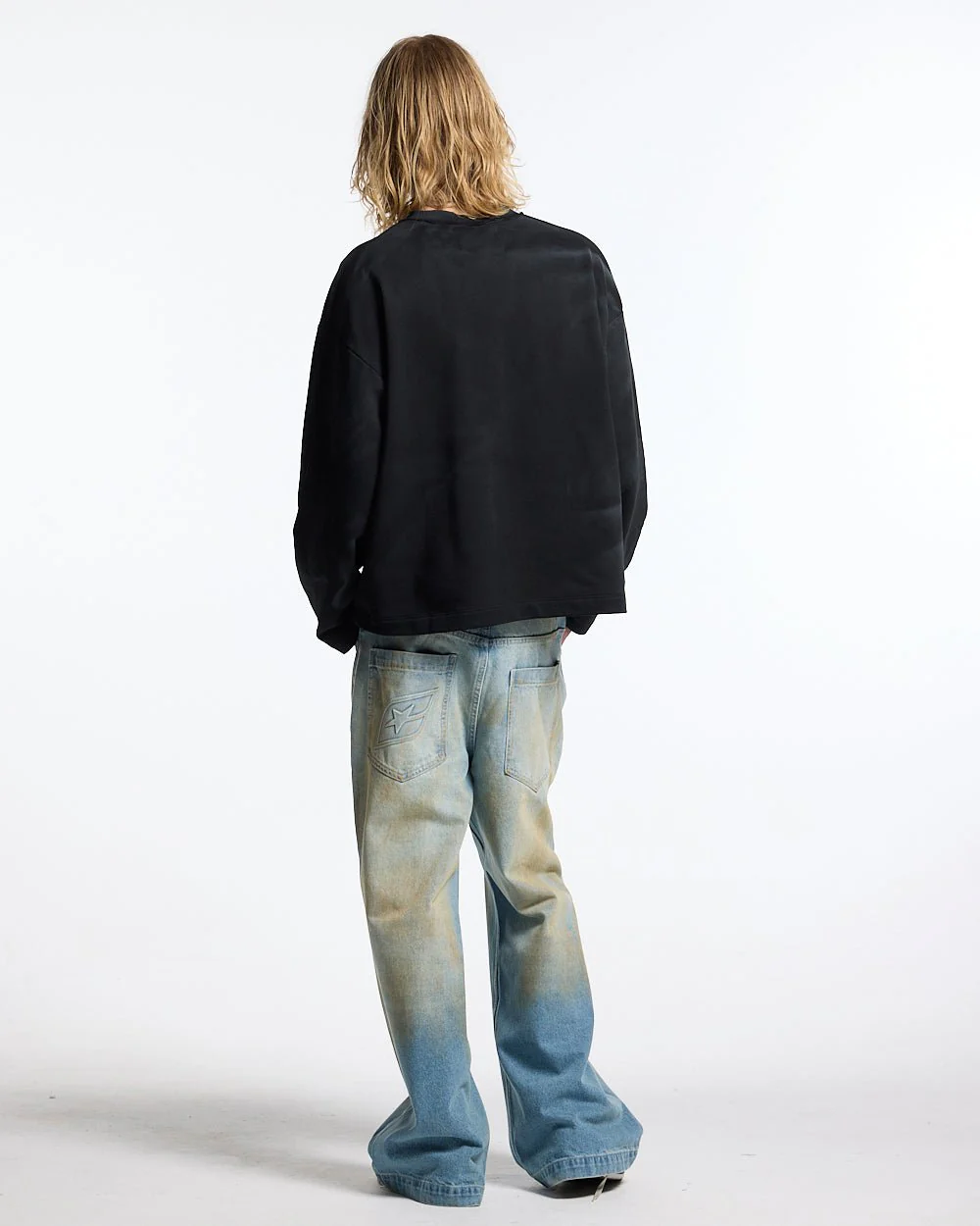 FARMER BLUES LONGSLEEVE BLACK - Image 6
