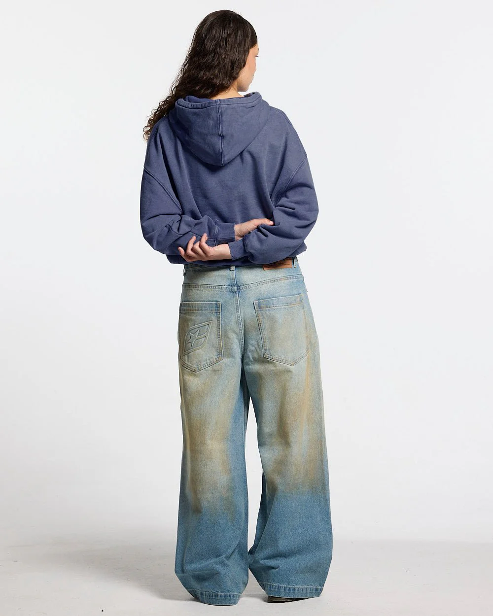 FIFTY - FIVE REASON HOODIE BLUE - Image 10