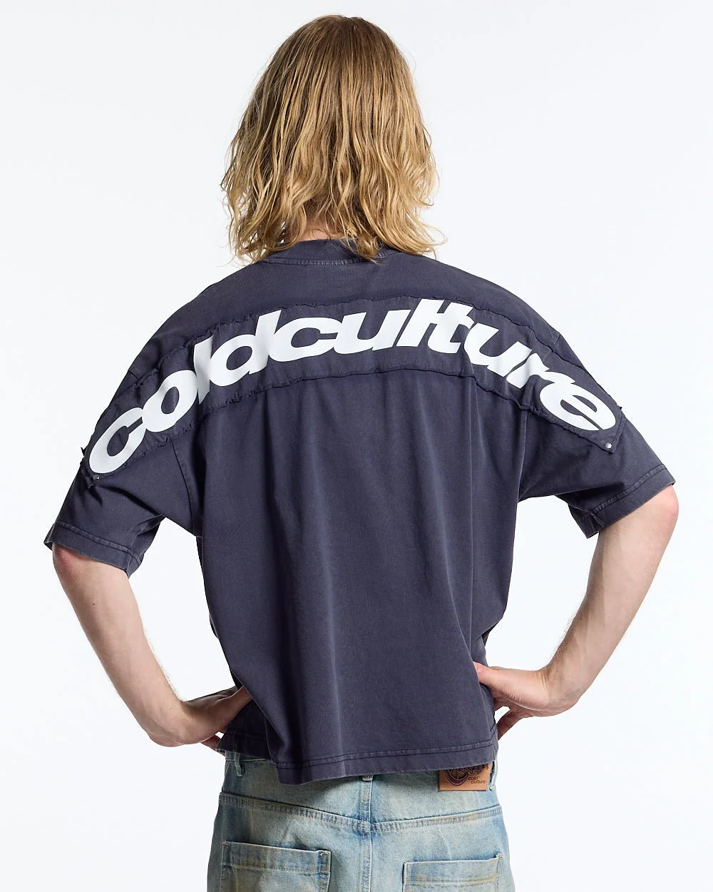 FULL ON WASHED TEE BLUE - Image 2